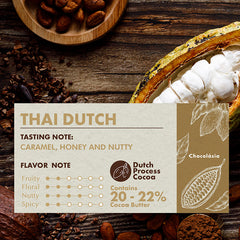 ผงโกโก้ดัตช์ สูตรไทยดัตซ์ 200กรัม Cocoa Powder Thai Dutch 200g. | Superfood โกโก้คีโต ผงโกโก้