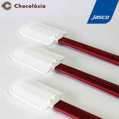 ไม้พายทนความร้อน, แบบแบน ด้ามแดง High Heat Spatulas, Flat shape (JASCO)