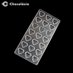MOLD FOR CHOCOLATE BONBON ลายหัวใจเล็ก