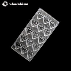 MOLD FOR CHOCOLATE BONBON ลายหัวใจ