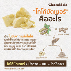 โกโก้บัตเตอร์ Cocoa Butter 100% (แบบไม่มีกลิ่น Deodorized) | สูตร West African Blend