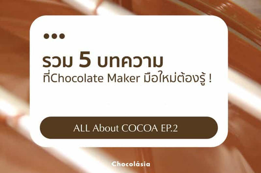 คู่มือเริ่มต้นสำหรับ Chocolate Maker: รวมทุกความรู้ที่คุณต้องมี